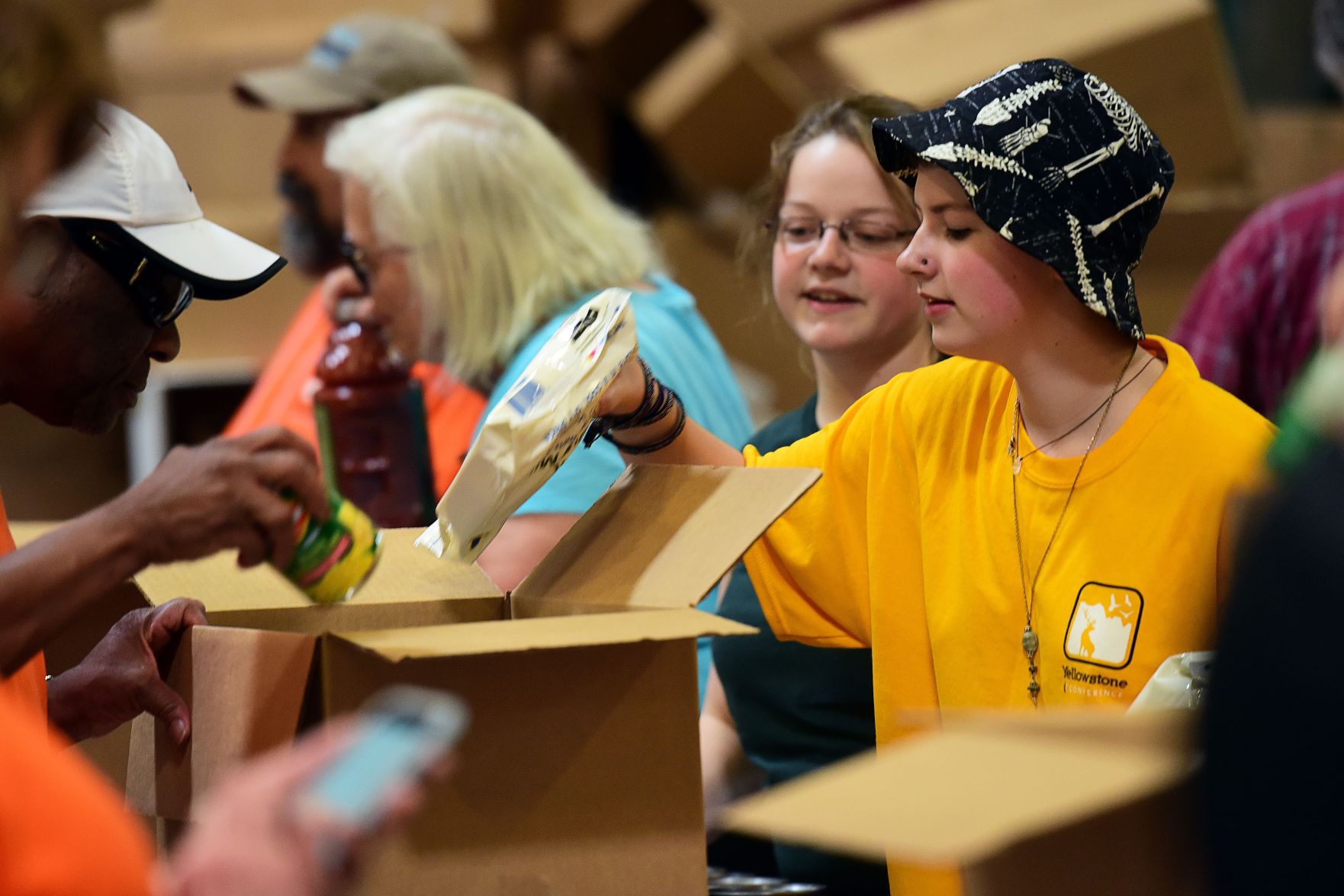 United Methodist Church volunteers
